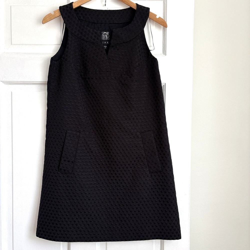 Jax Little Black Dress Sultry Sophisticated Date Night Modern Retro Side Zip | 2